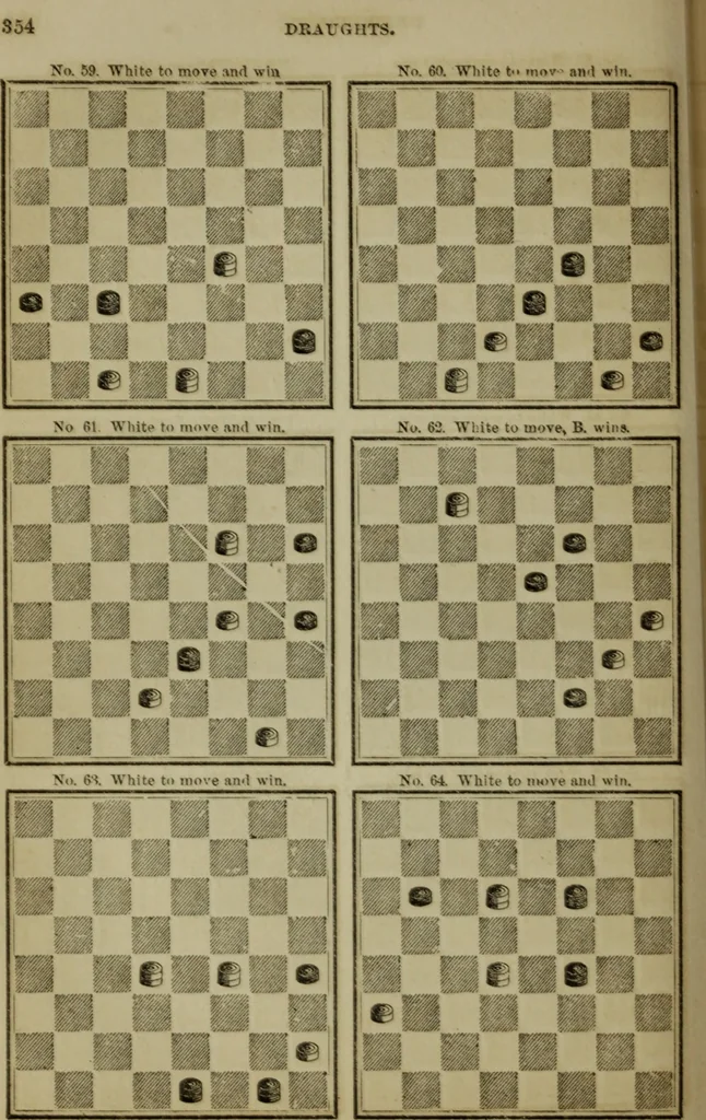 An illustration from The American Hoyle, or, Gentleman's hand-book of games: containing all the games played in the United States, with rules, descriptions, and technicalities, adapted to the American methods of playing, 1864, leaf 363