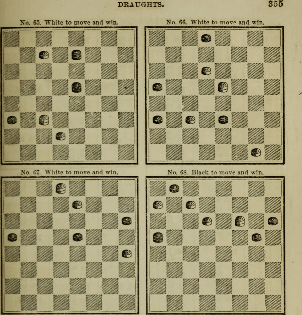 An illustration from The American Hoyle, or, Gentleman's hand-book of games: containing all the games played in the United States, with rules, descriptions, and technicalities, adapted to the American methods of playing, 1864, leaf 364