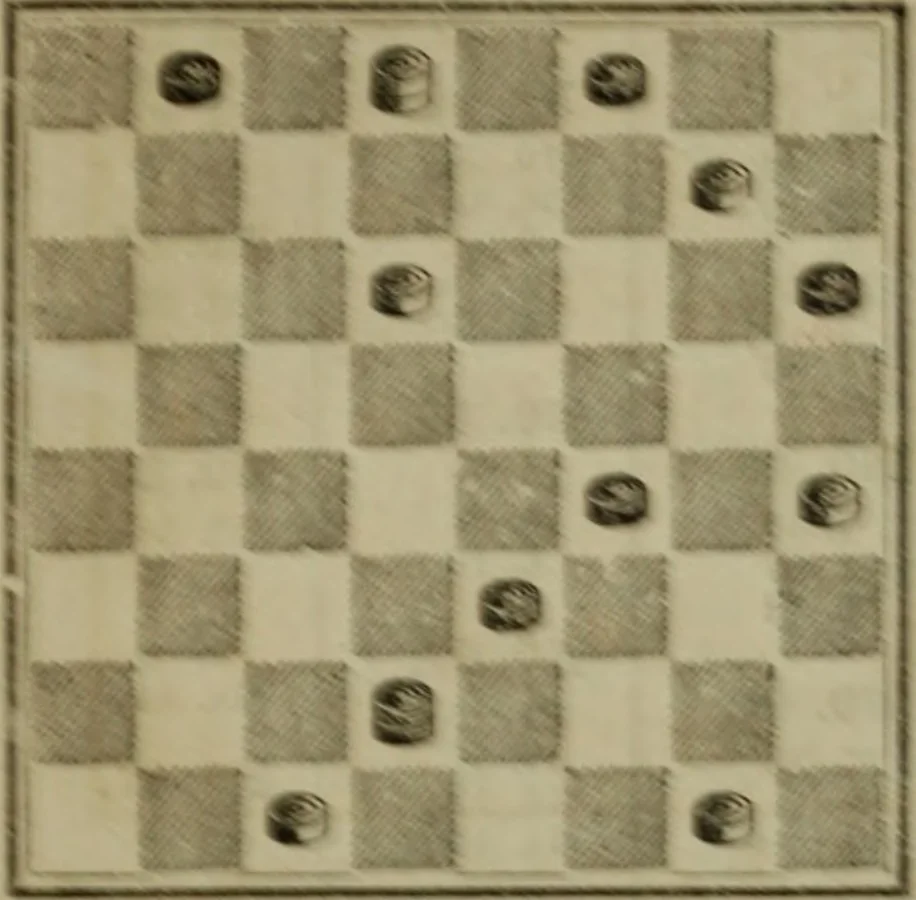 An illustration from The American Hoyle, or, Gentleman's hand-book of games: containing all the games played in the United States, with rules, descriptions, and technicalities, adapted to the American methods of playing, 1864, leaf 367