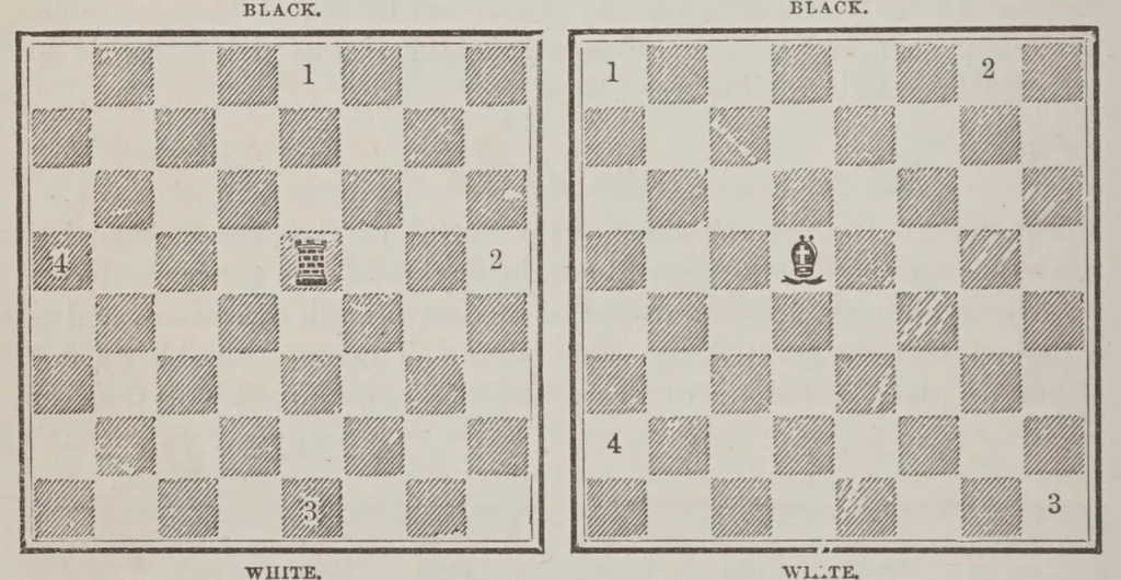 An illustration from The American Hoyle; or, Gentleman's hand-book of games:, 1874, leaf 252