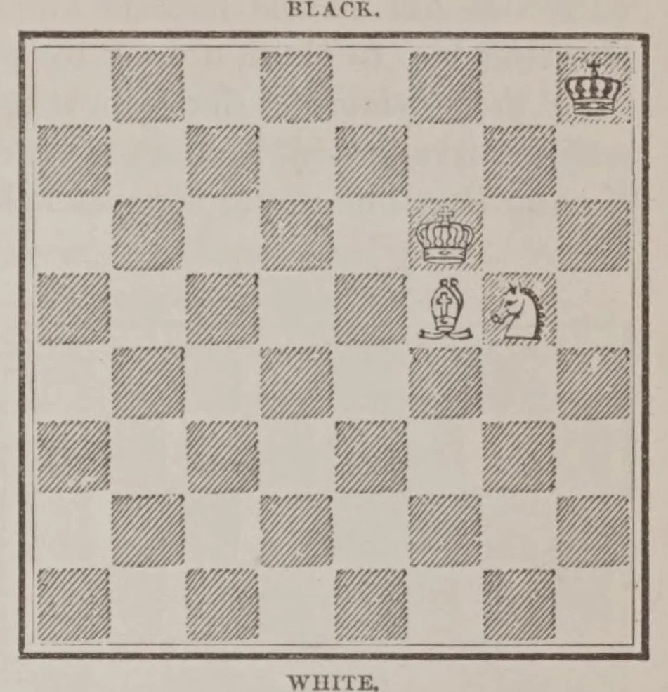 An illustration from The American Hoyle; or, Gentleman's hand-book of games:, 1874, leaf 285