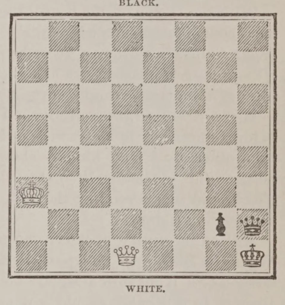 An illustration from The American Hoyle; or, Gentleman's hand-book of games:, 1874, leaf 291