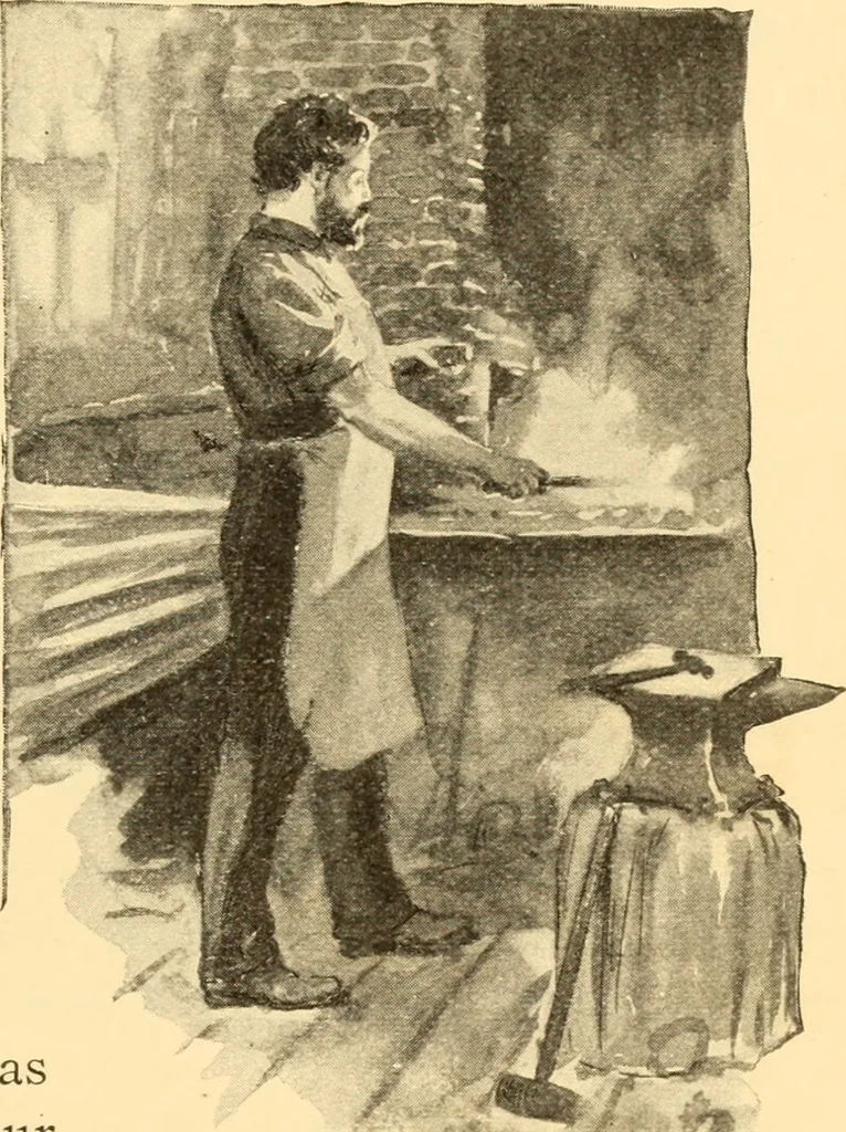 An illustration from American inventions and inventors, 1900, leaf 52