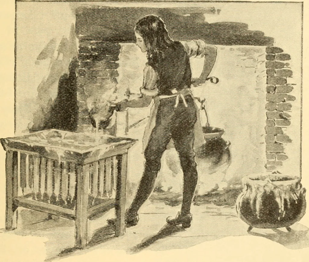 An illustration from American inventions and inventors, 1900, leaf 72