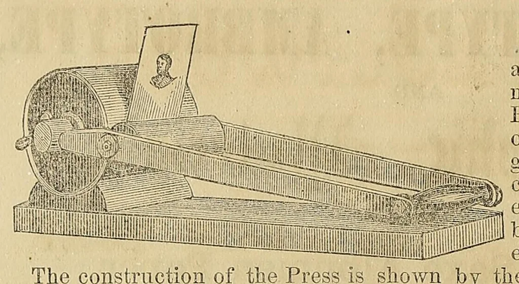 An illustration from The American journal of photography, 1858, leaf 30