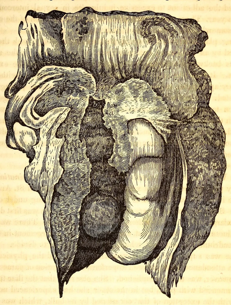 An illustration from The American journal of the medical sciences, 1827, leaf 65