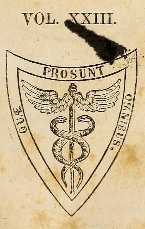 An illustration from The American journal of the medical sciences, 1827, leaf 9
