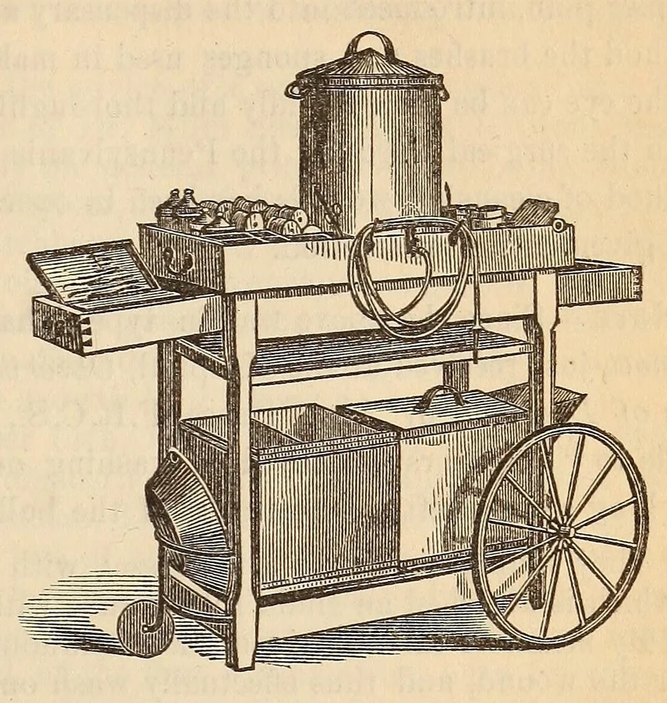 An illustration from The American journal of the medical sciences, 1827, leaf 141