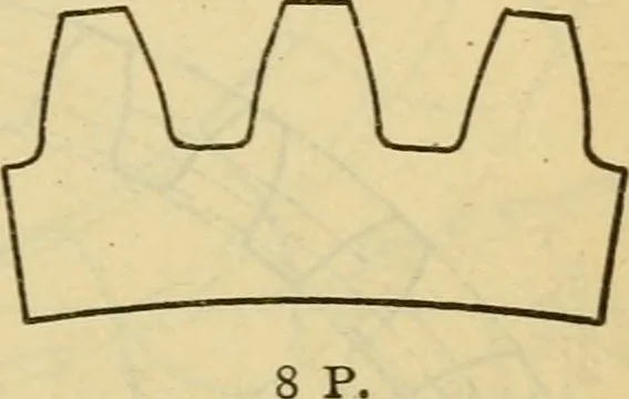 An illustration from American machinists' handbook and dictionary of shop terms : a reference book of machine shop and drawing room data, methods and definitions, 1914, leaf 134