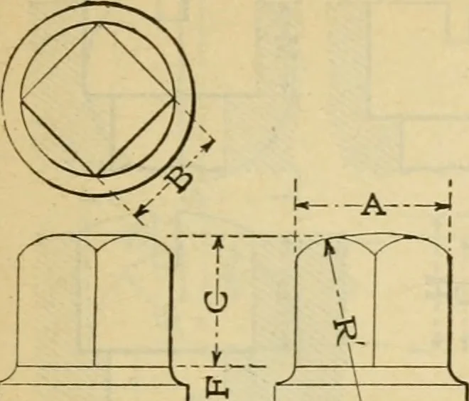 An illustration from American machinists' handbook and dictionary of shop terms : a reference book of machine shop and drawing room data, methods and definitions, 1914, leaf 314