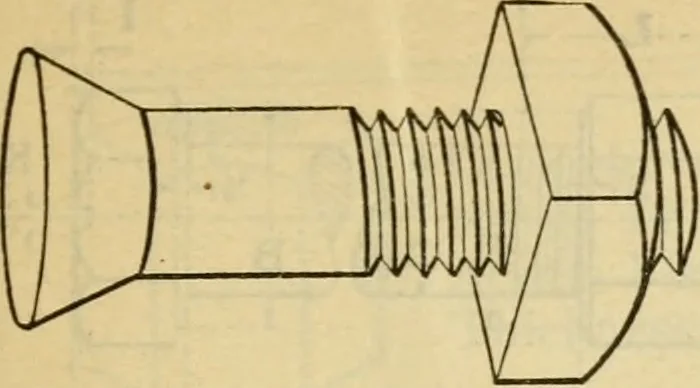 An illustration from American machinists' handbook and dictionary of shop terms : a reference book of machine shop and drawing room data, methods and definitions, 1914, leaf 334