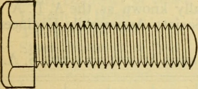 An illustration from American machinists' handbook and dictionary of shop terms : a reference book of machine shop and drawing room data, methods and definitions, 1914, leaf 334