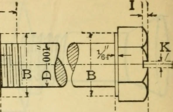 An illustration from American machinists' handbook and dictionary of shop terms : a reference book of machine shop and drawing room data, methods and definitions, 1914, leaf 335