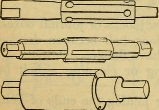 An illustration from American machinists' handbook and dictionary of shop terms : a reference book of machine shop and drawing room data, methods and definitions, 1914, leaf 594