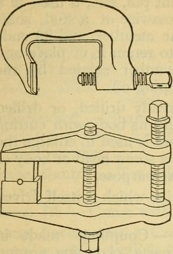 An illustration from American machinists' handbook and dictionary of shop terms : a reference book of machine shop and drawing room data, methods and definitions, 1914, leaf 608