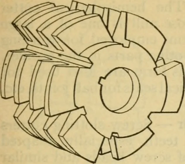 An illustration from American machinists' handbook and dictionary of shop terms : a reference book of machine shop and drawing room data, methods and definitions, 1914, leaf 614