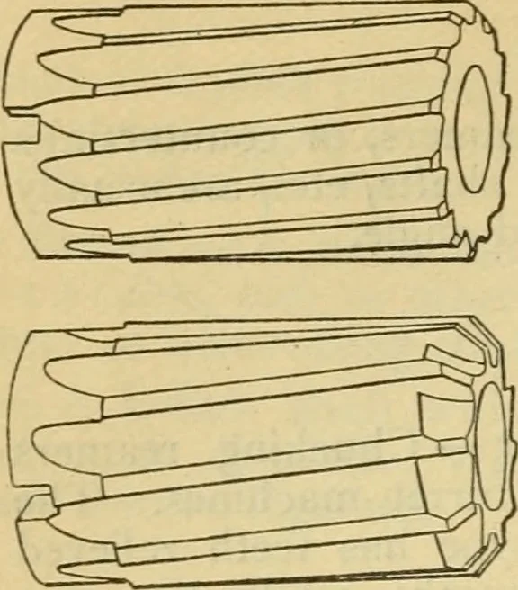 An illustration from American machinists' handbook and dictionary of shop terms : a reference book of machine shop and drawing room data, methods and definitions, 1914, leaf 661