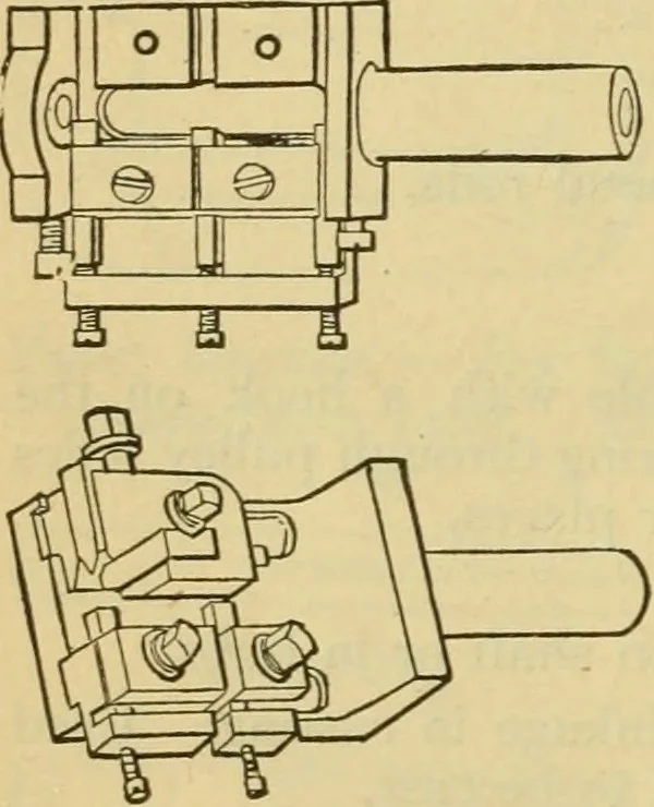 An illustration from American machinists' handbook and dictionary of shop terms : a reference book of machine shop and drawing room data, methods and definitions, 1914, leaf 663