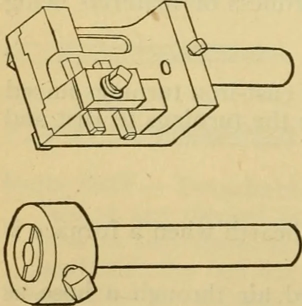 An illustration from American machinists' handbook and dictionary of shop terms : a reference book of machine shop and drawing room data, methods and definitions, 1914, leaf 663