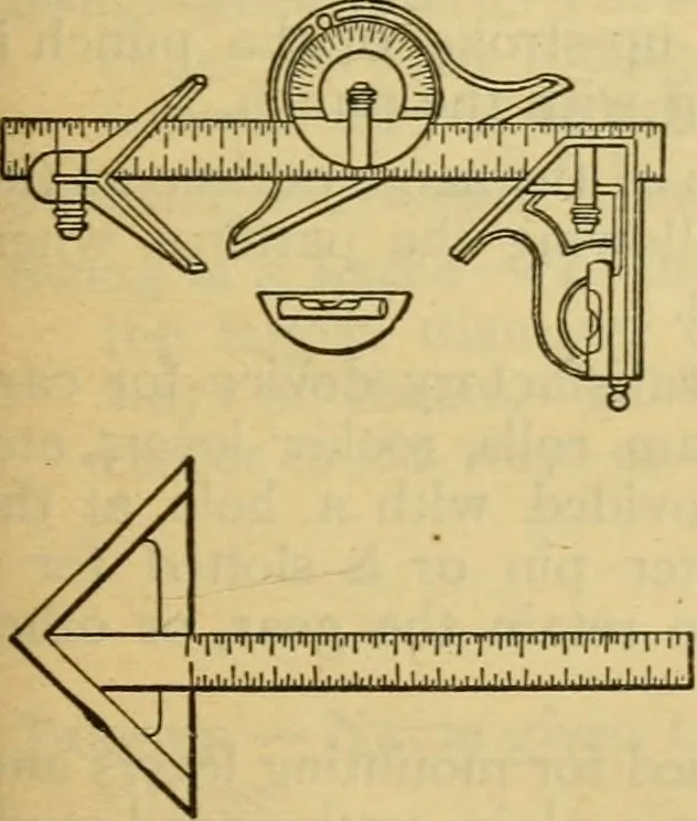 An illustration from American machinists' handbook and dictionary of shop terms : a reference book of machine shop and drawing room data, methods and definitions, 1914, leaf 674