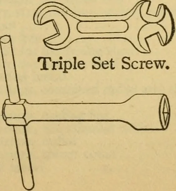 An illustration from American machinists' handbook and dictionary of shop terms : a reference book of machine shop and drawing room data, methods and definitions, 1914, leaf 684