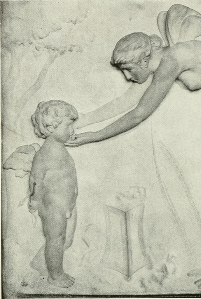 An illustration from American masters of sculpture : being brief appreciations of some American sculptors, and of some phases of sculpture in America, 1913, leaf 161