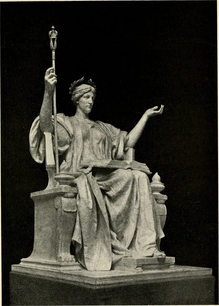 An illustration from American masters of sculpture : being brief appreciations of some American sculptors and of some phases of sculpture in America, 1913, leaf 104
