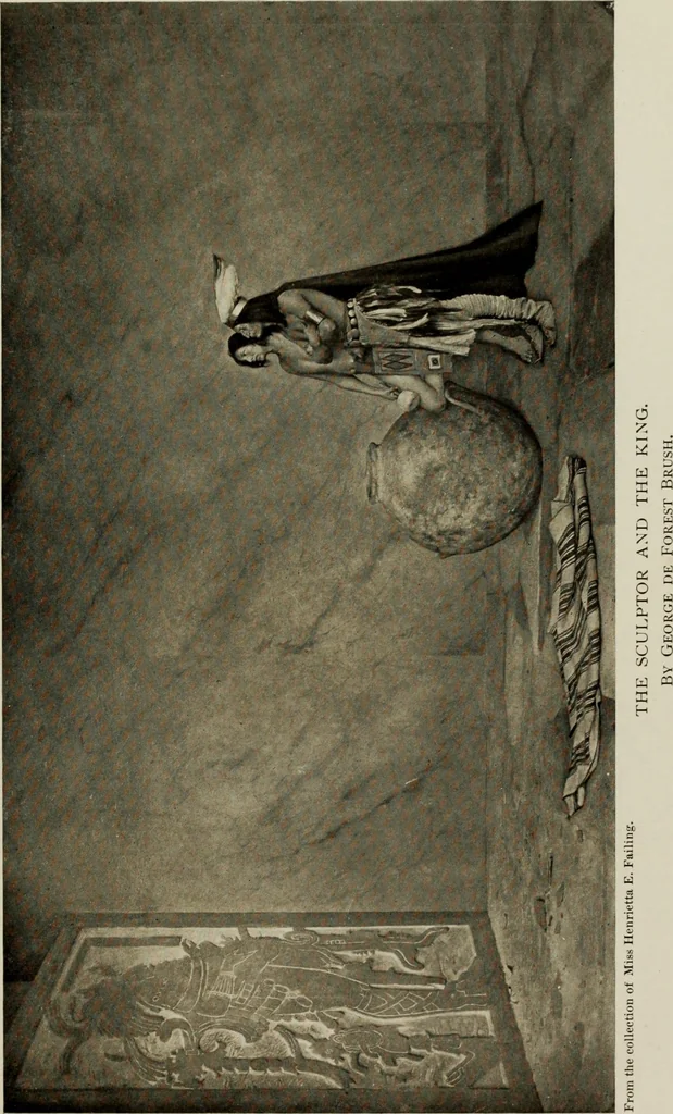 An illustration from American masters of painting : being brief appreciations of some American painters illustrated with examples of their work, 1903, leaf 196
