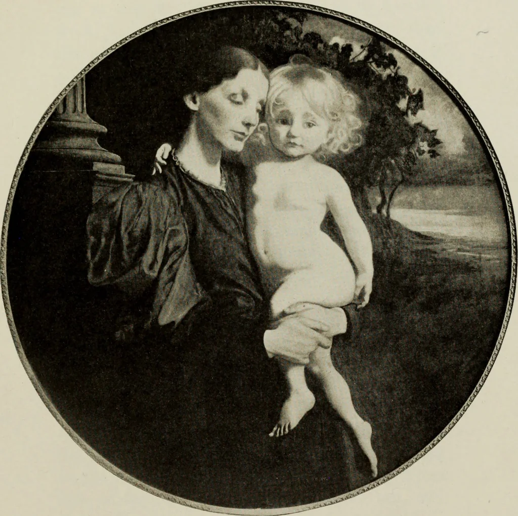 An illustration from American masters of painting : being brief appreciations of some American painters illustrated with examples of their work, 1903, leaf 200