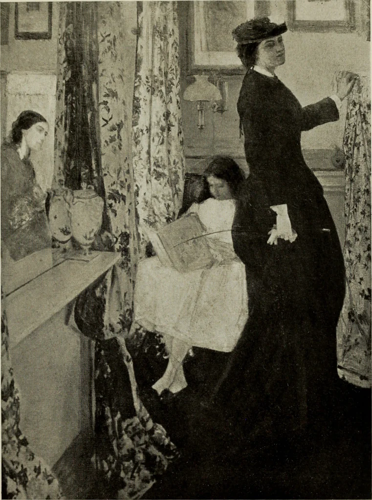 An illustration from American masters of painting : being brief appreciations of some American painters illustrated with examples of their work, 1903, leaf 76
