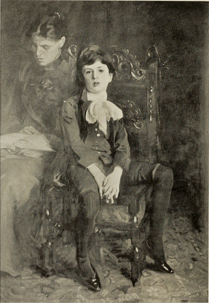 An illustration from American masters of painting : being brief appreciations of some American painters illustrated with examples of their work, 1903, leaf 9