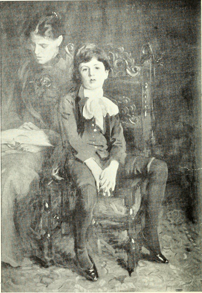 An illustration from American masters of painting : being brief appreciations of some American painters ; illustrated with examples of their work, 1918, leaf 11