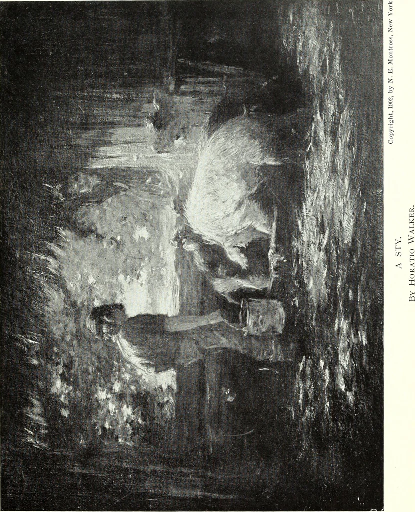 An illustration from American masters of painting : being brief appreciations of some American painters ; illustrated with examples of their work, 1918, leaf 230