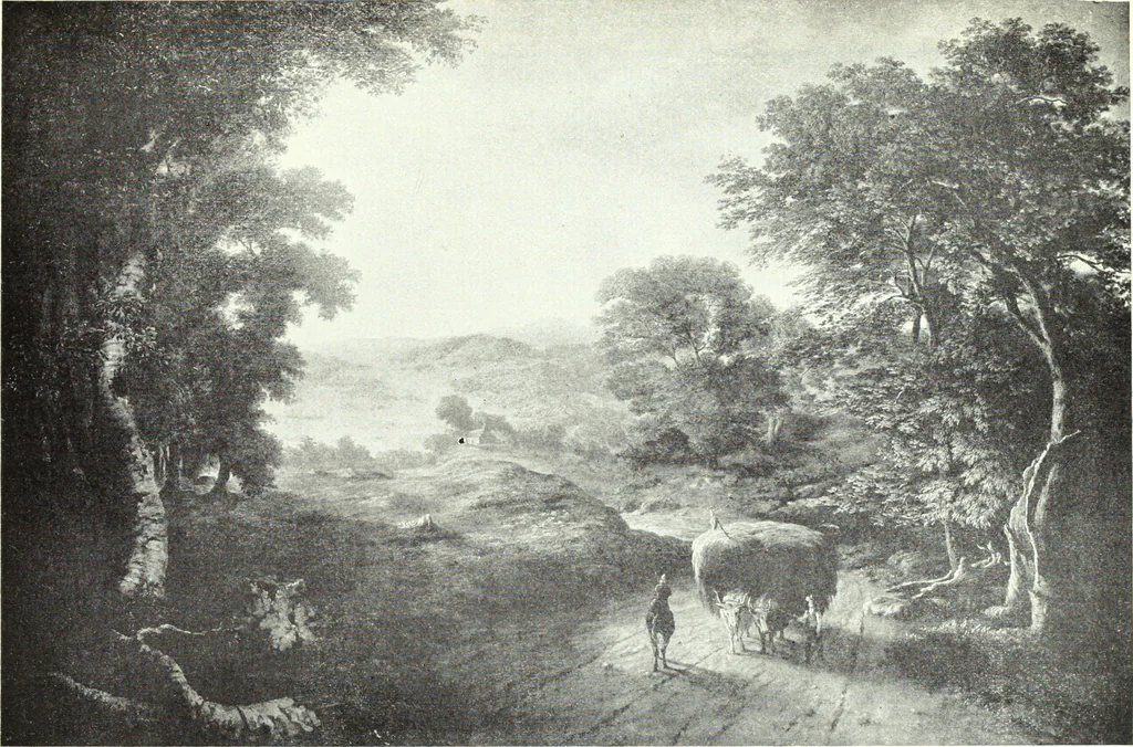 An illustration from American masters of painting : being brief appreciations of some American painters ; illustrated with examples of their work, 1918, leaf 24