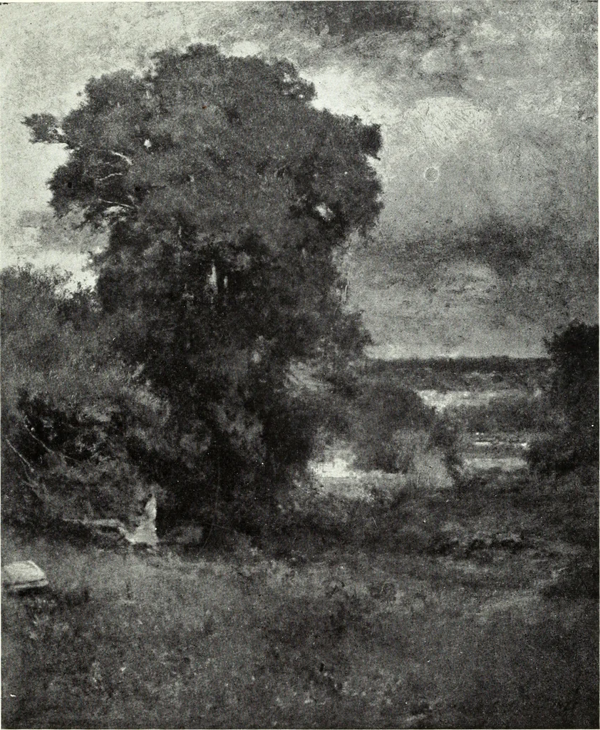 An illustration from American masters of painting : being brief appreciations of some American painters ; illustrated with examples of their work, 1918, leaf 36