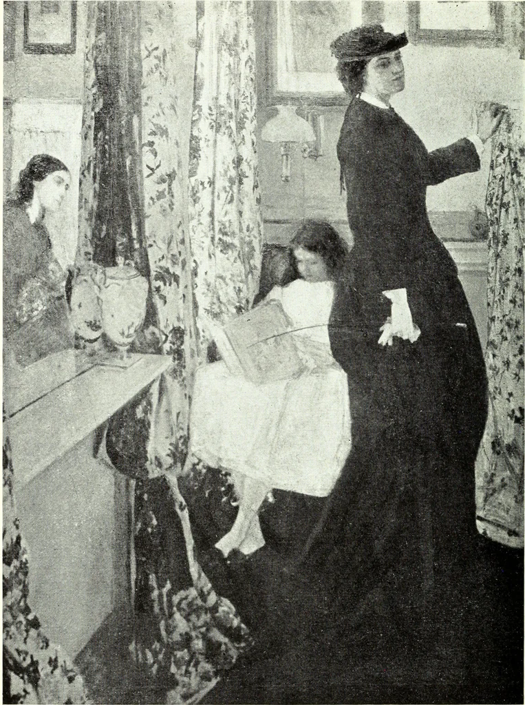 An illustration from American masters of painting : being brief appreciations of some American painters ; illustrated with examples of their work, 1918, leaf 71