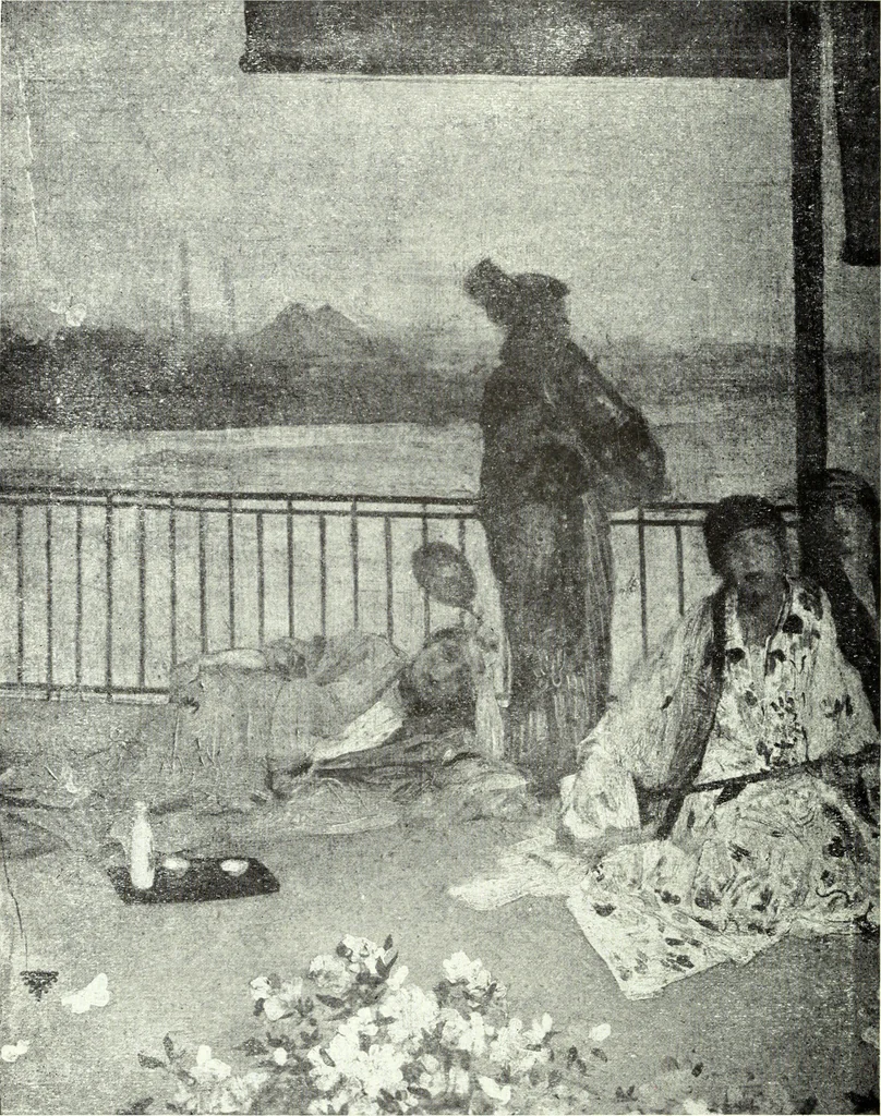 An illustration from American masters of painting : being brief appreciations of some American painters ; illustrated with examples of their work, 1918, leaf 77