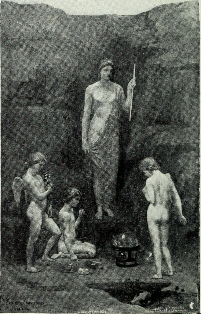 An illustration from American mural painting : a study of the important decorations by distinguished artists in the United States, 1902, leaf 119
