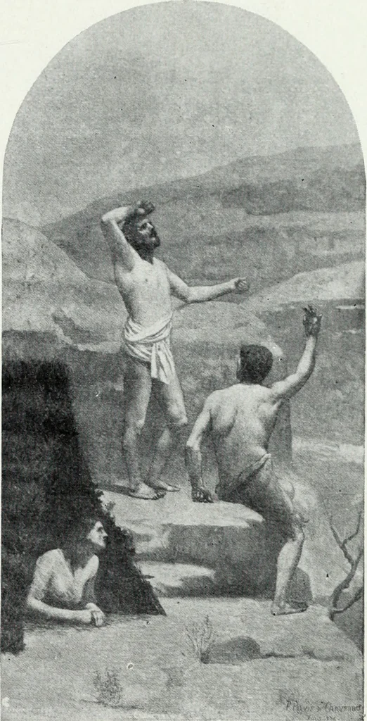 An illustration from American mural painting : a study of the important decorations by distinguished artists in the United States, 1902, leaf 120