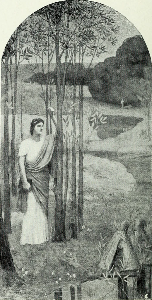 An illustration from American mural painting : a study of the important decorations by distinguished artists in the United States, 1902, leaf 121