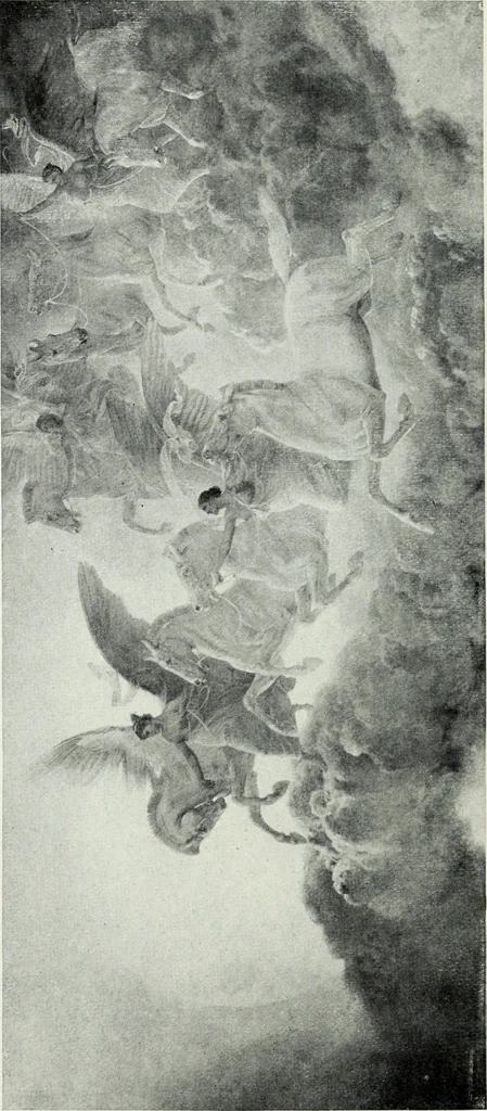 An illustration from American mural painting : a study of the important decorations by distinguished artists in the United States, 1902, leaf 127