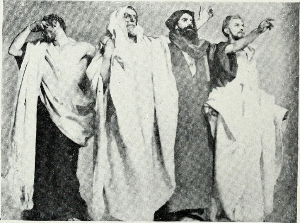 An illustration from American mural painting : a study of the important decorations by distinguished artists in the United States, 1902, leaf 160