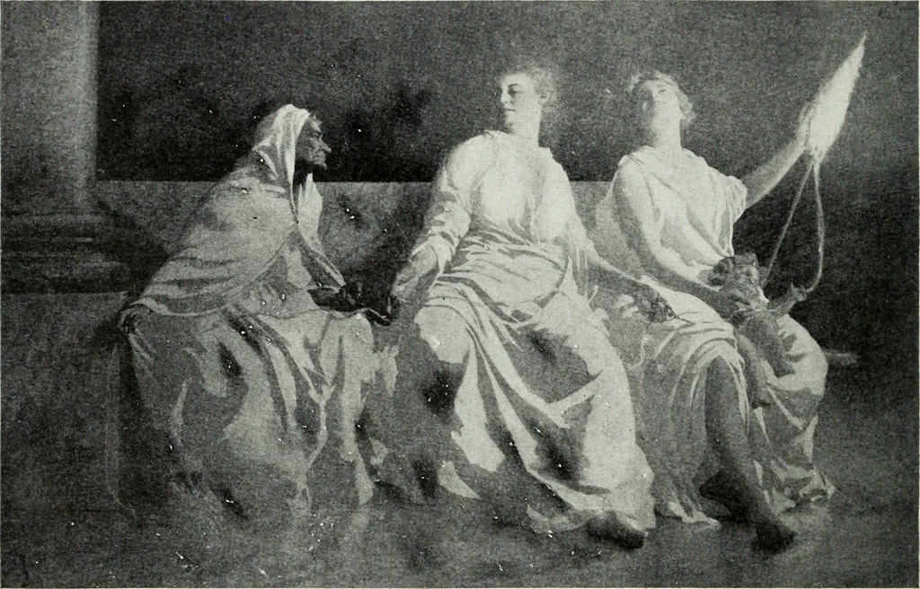 An illustration from American mural painting : a study of the important decorations by distinguished artists in the United States, 1902, leaf 169