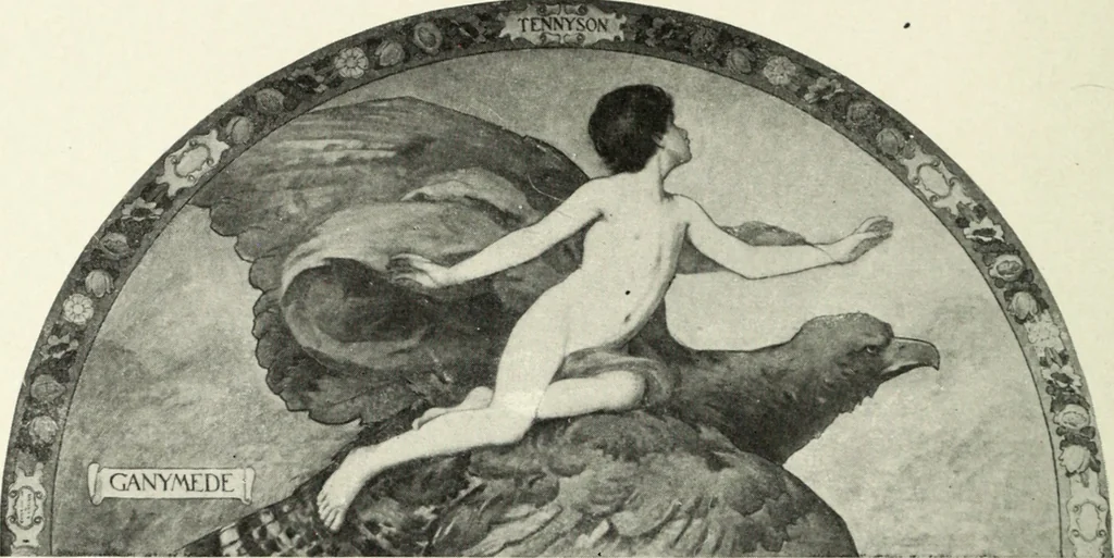 An illustration from American mural painting : a study of the important decorations by distinguished artists in the United States, 1902, leaf 201