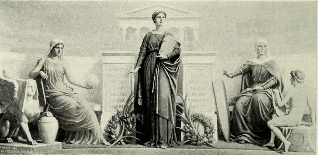 An illustration from American mural painting : a study of the important decorations by distinguished artists in the United States, 1902, leaf 211