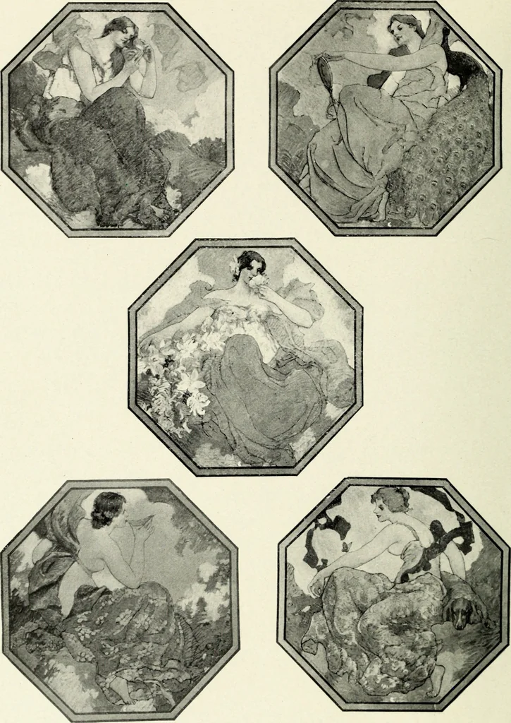 An illustration from American mural painting : a study of the important decorations by distinguished artists in the United States, 1902, leaf 221