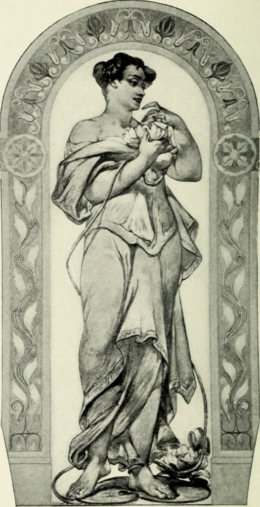 An illustration from American mural painting : a study of the important decorations by distinguished artists in the United States, 1902, leaf 223