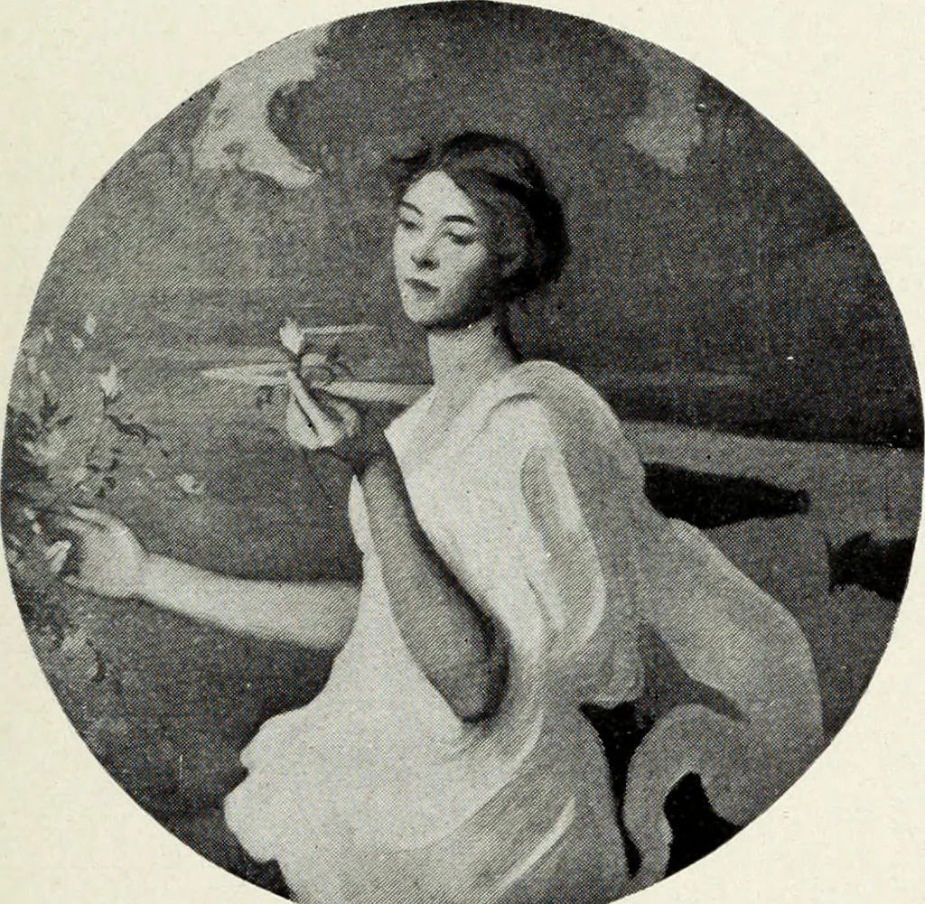 An illustration from American mural painting : a study of the important decorations by distinguished artists in the United States, 1902, leaf 226