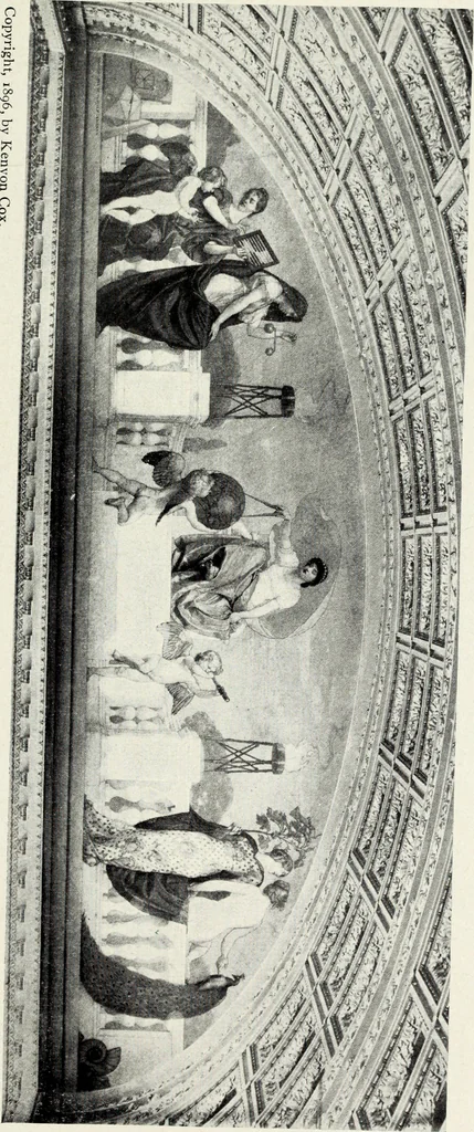 An illustration from American mural painting : a study of the important decorations by distinguished artists in the United States, 1902, leaf 228