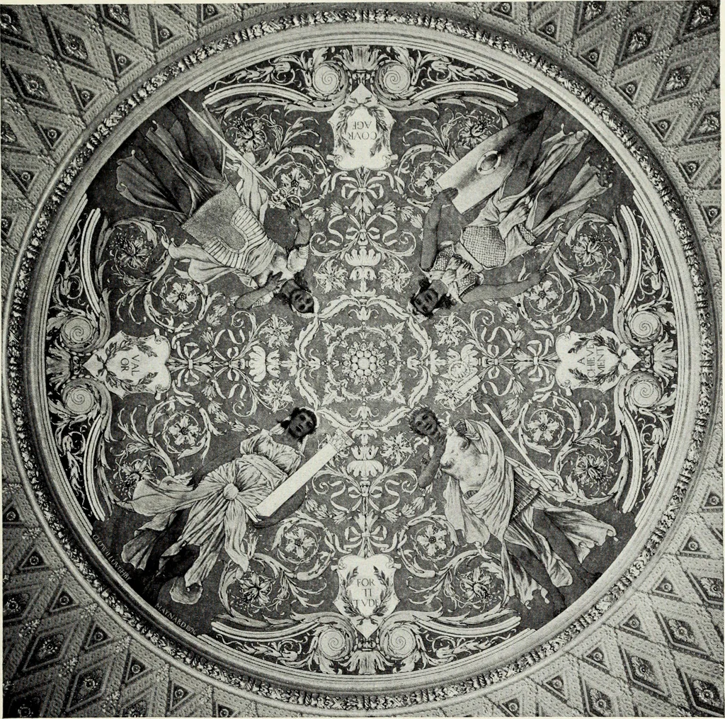An illustration from American mural painting : a study of the important decorations by distinguished artists in the United States, 1902, leaf 234